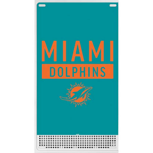 NFL Miami Dolphins Teal Performance Series Xbox Series S Console Skin