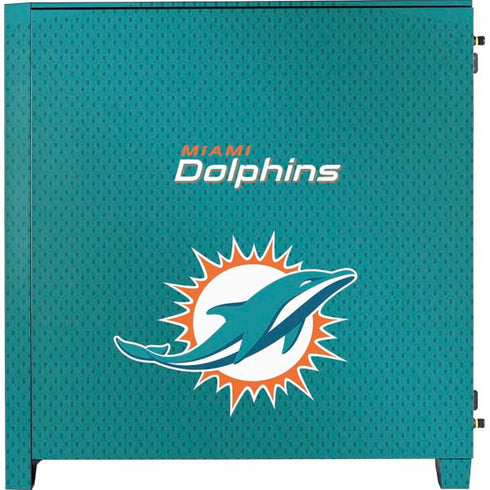 NFL Miami Dolphins Team Jersey Corsair 4000D Tempered Glass Mid-Tower ATX Case Skin