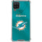 NFL Miami Dolphins Team Jersey Galaxy A12 Clear Case