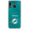 NFL Miami Dolphins Team Jersey Galaxy A20 Clear Case