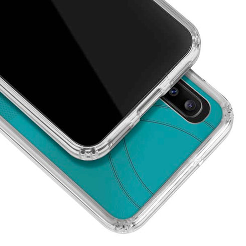 NFL Miami Dolphins Team Jersey Galaxy A30 Clear Case