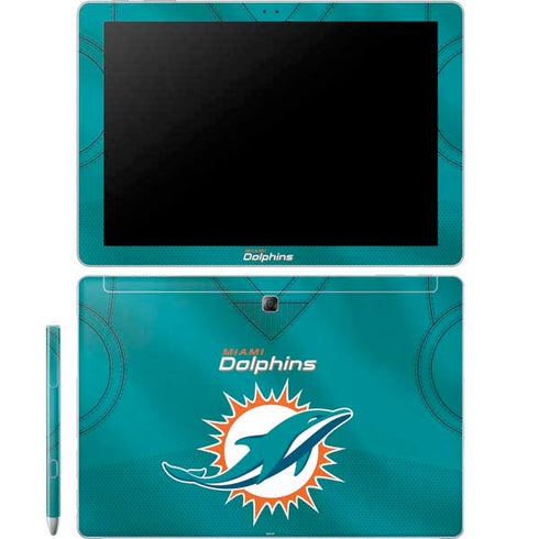 NFL Miami Dolphins Team Jersey Galaxy Book 12in Skin