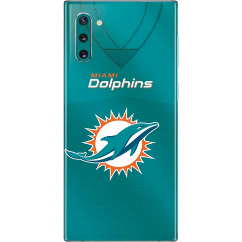 NFL Miami Dolphins Team Jersey Galaxy Note 10 Skin