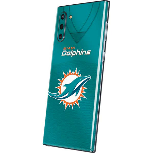 NFL Miami Dolphins Team Jersey Galaxy Note 10 Skin