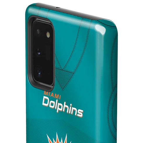 NFL Miami Dolphins Team Jersey Galaxy Note20 5G Pro Case