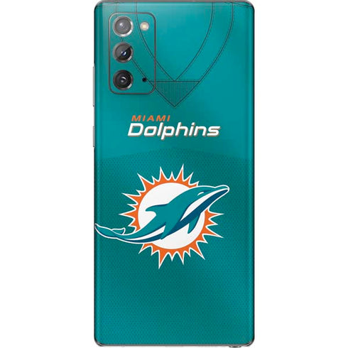 NFL Miami Dolphins Team Jersey Galaxy Note20 5G Skin