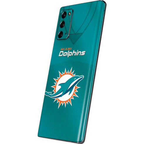 NFL Miami Dolphins Team Jersey Galaxy Note20 5G Skin