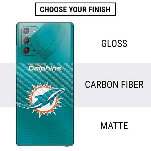 NFL Miami Dolphins Team Jersey Galaxy Note20 5G Skin