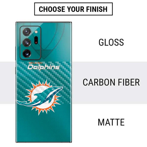 NFL Miami Dolphins Team Jersey Galaxy Note20 Ultra 5G Skin