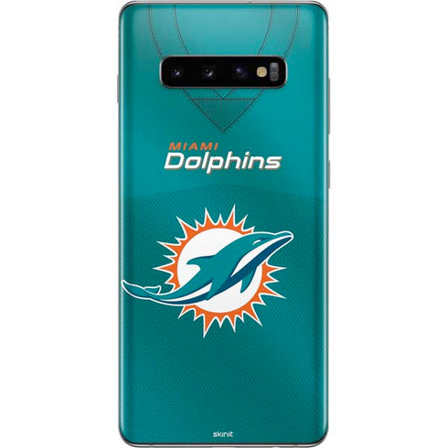 NFL Miami Dolphins Team Jersey Galaxy S10 Plus Skin