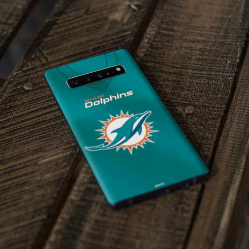 NFL Miami Dolphins Team Jersey Galaxy S10 Skin