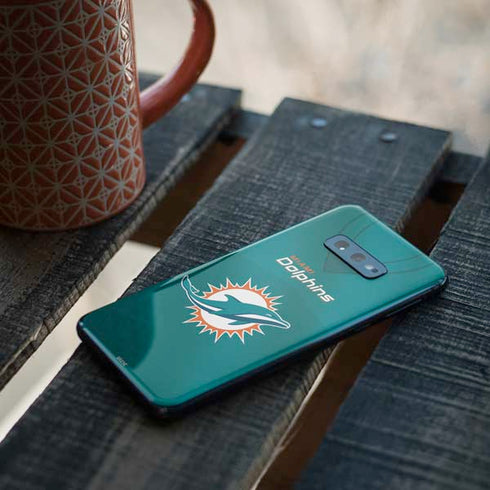 NFL Miami Dolphins Team Jersey Galaxy S10e Skin