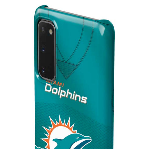 NFL Miami Dolphins Team Jersey Galaxy S20 Lite Case