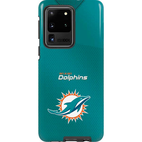 NFL Miami Dolphins Team Jersey Galaxy S20 Ultra 5G Pro Case