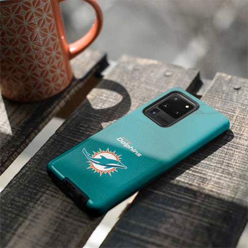 NFL Miami Dolphins Team Jersey Galaxy S20 Ultra 5G Pro Case