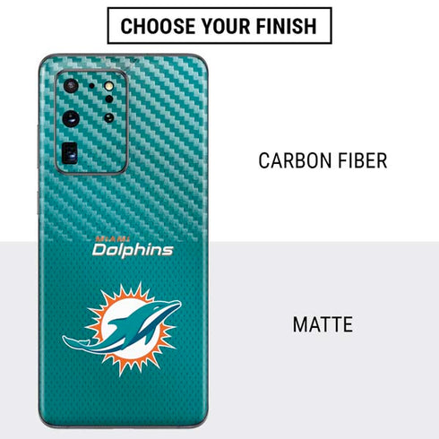 NFL Miami Dolphins Team Jersey Galaxy S20 Ultra 5G Skin
