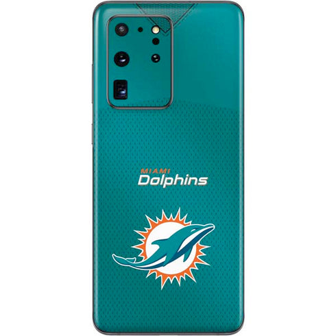 NFL Miami Dolphins Team Jersey Galaxy S20 Ultra 5G Skin
