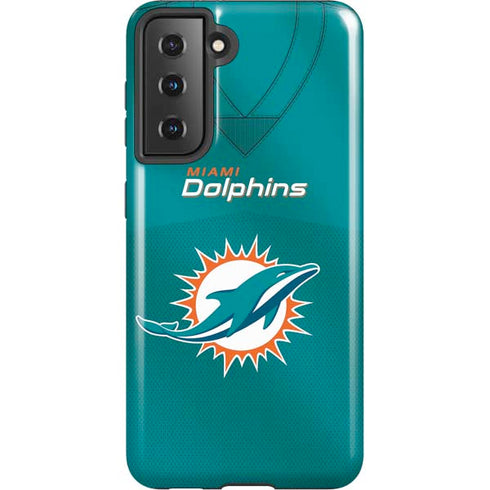NFL Miami Dolphins Team Jersey Galaxy S21 5G Pro Case