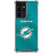 NFL Miami Dolphins Team Jersey Galaxy S21 Ultra 5G Clear Case