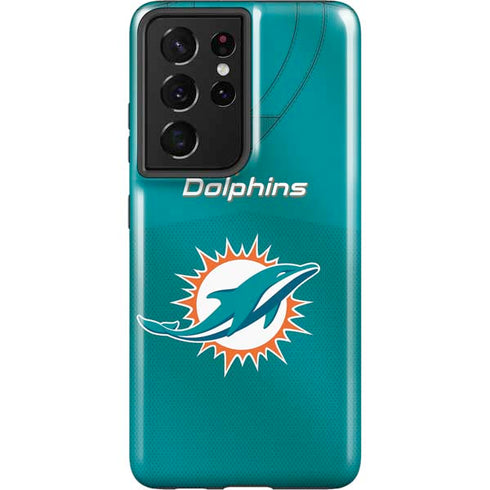 NFL Miami Dolphins Team Jersey Galaxy S21 Ultra 5G Pro Case