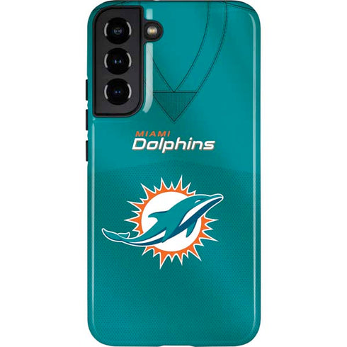 NFL Miami Dolphins Team Jersey Galaxy S22 Plus Pro Case