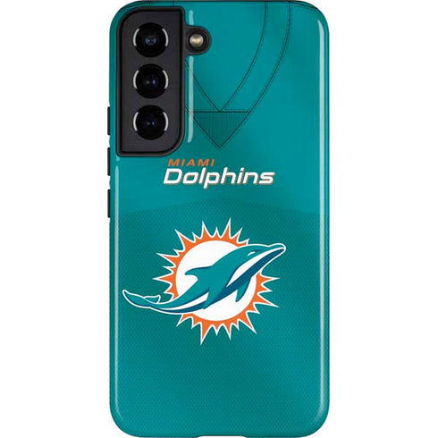 NFL Miami Dolphins Team Jersey Galaxy S22 Pro Case