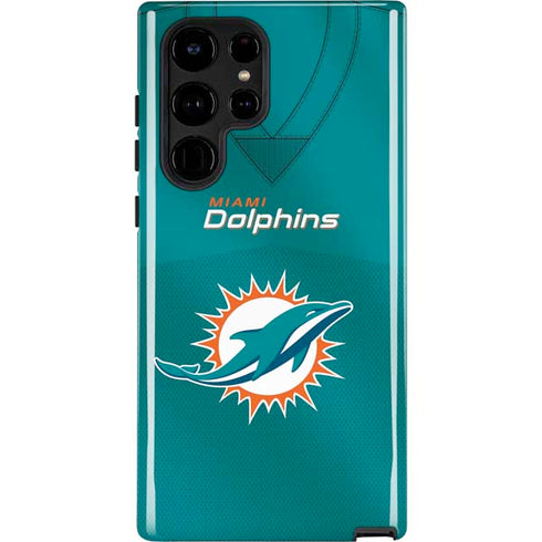 NFL Miami Dolphins Team Jersey Galaxy S22 Ultra Pro Case