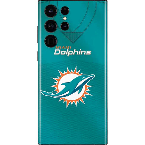 NFL Miami Dolphins Team Jersey Galaxy S22 Ultra Skin