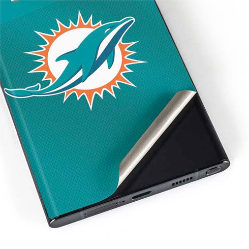 NFL Miami Dolphins Team Jersey Galaxy S22 Ultra Skin