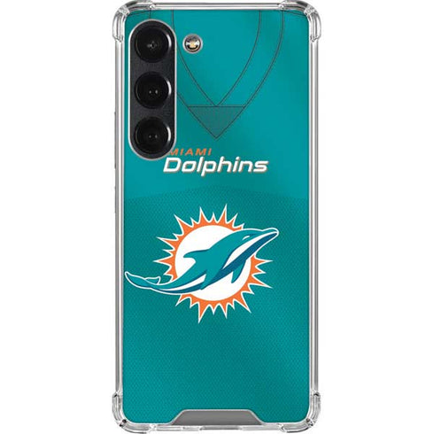 NFL Miami Dolphins Team Jersey Galaxy S23 Clear Case
