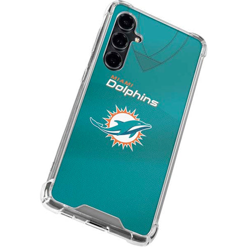 NFL Miami Dolphins Team Jersey Galaxy S23 FE Clear Case
