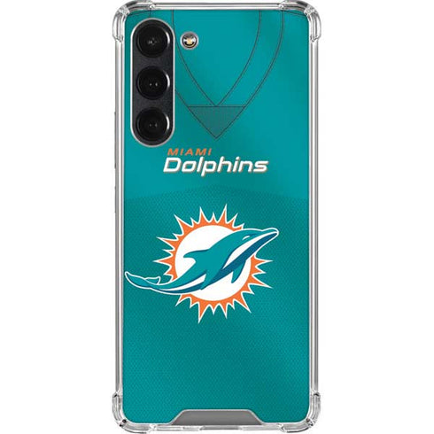 NFL Miami Dolphins Team Jersey Galaxy S23 Plus Clear Case
