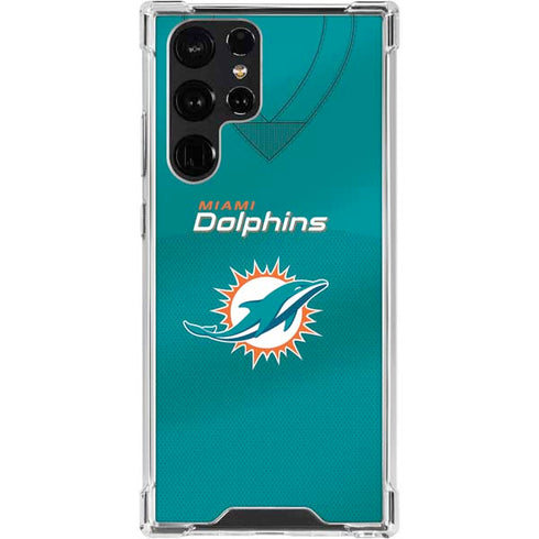 NFL Miami Dolphins Team Jersey Galaxy S24 Ultra Clear Case