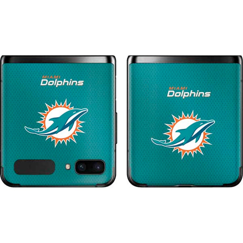 NFL Miami Dolphins Team Jersey Galaxy Z Flip Skin