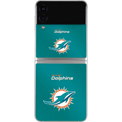 NFL Miami Dolphins Team Jersey Galaxy Z Flip4 5G Skin