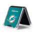 NFL Miami Dolphins Team Jersey Galaxy Z Flip5 5G Clear Case