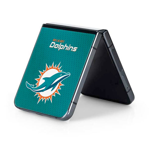 NFL Miami Dolphins Team Jersey Galaxy Z Flip5 5G Skin