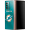NFL Miami Dolphins Team Jersey Galaxy Z Fold2 5G Skin