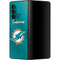 NFL Miami Dolphins Team Jersey Galaxy Z Fold3 5G Skin