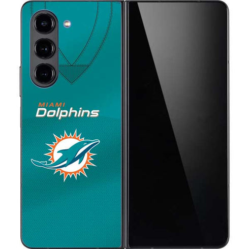 NFL Miami Dolphins Team Jersey Galaxy Z Fold5 5G Skin