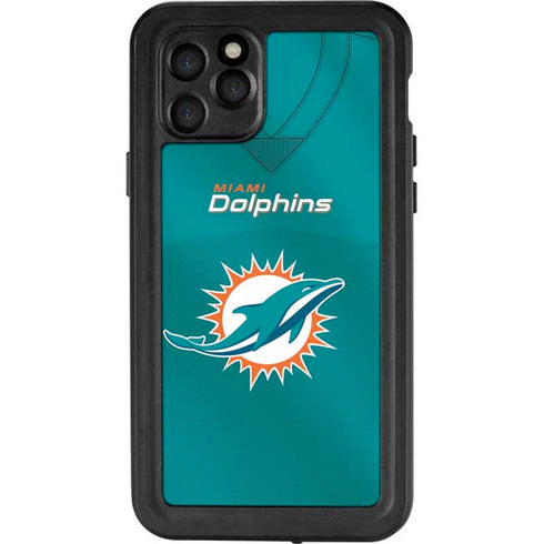 NFL Miami Dolphins Team Jersey iPhone 11 Pro Waterproof Case
