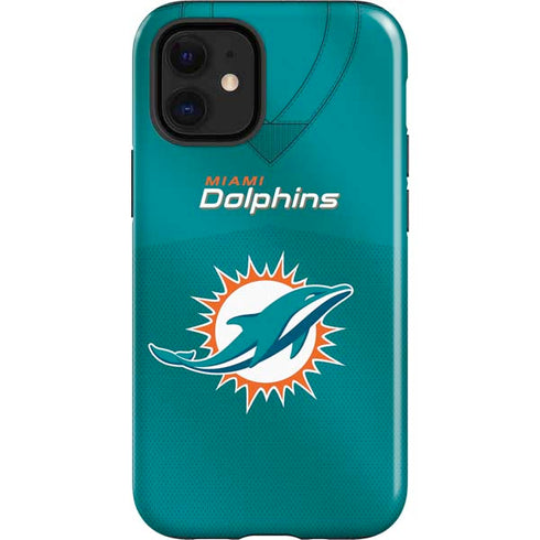 NFL Miami Dolphins Team Jersey iPhone 12 Mini Impact Case