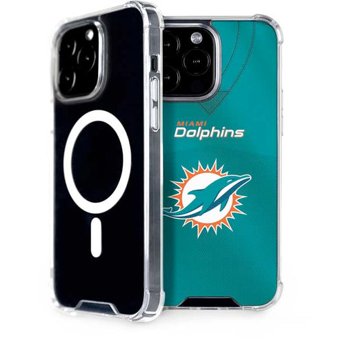 NFL Miami Dolphins Team Jersey iPhone 13 Pro Max MagSafe Case
