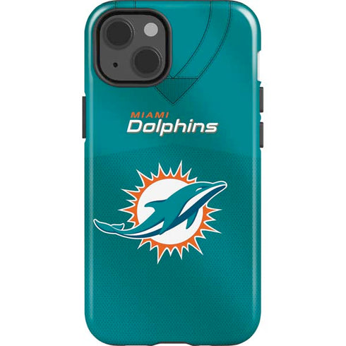 NFL Miami Dolphins Team Jersey iPhone 15 Impact Case