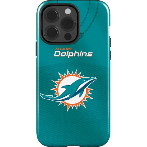 NFL Miami Dolphins Team Jersey iPhone 15 Pro Impact Case
