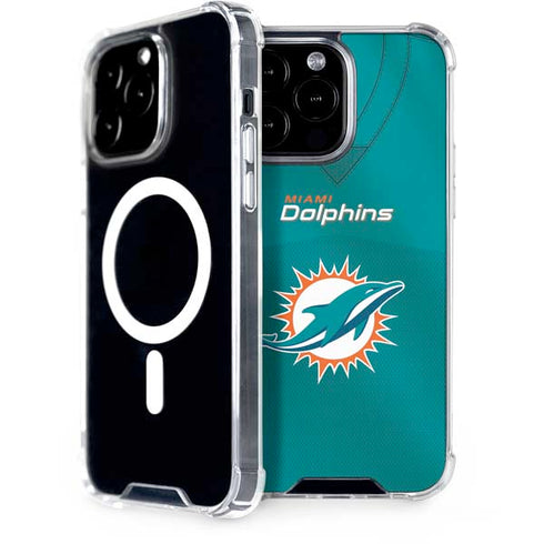 NFL Miami Dolphins Team Jersey iPhone 14 Pro Max MagSafe Case