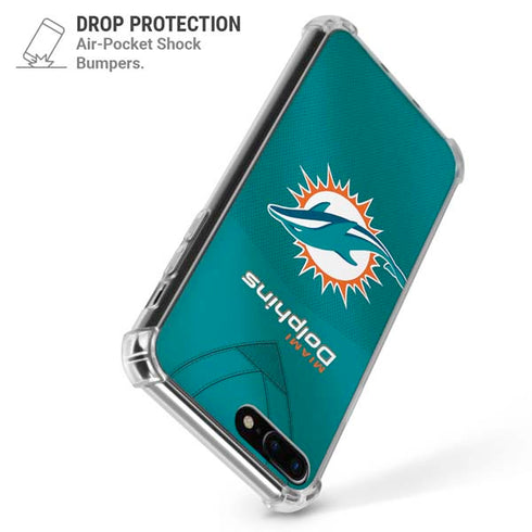 NFL Miami Dolphins Team Jersey iPhone 7/8 Plus Clear Case