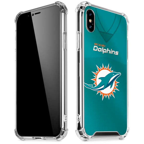 NFL Miami Dolphins Team Jersey iPhone X/XS Clear Case