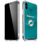NFL Miami Dolphins Team Jersey iPhone XS Max Clear Case