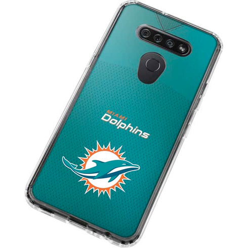 NFL Miami Dolphins Team Jersey LG K51/Q51 Clear Case